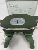 GENERIC SHOULDER NECK MASSAGER WITH HEAT 4D BIONIC HEATED NECK MASSAGE - GREEN - Like New