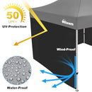 Outdoor Gazebo Replacement Canopy Top, Black - Brand New