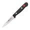 WUSTHOF GOURMET PARING KNIFE 8CM OR 3" MEDIUM POINTED - SILVER/BLACK - Like New