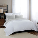 BRIARWOOD HOME HEATHERED JERSEY 100% COTTON 3 PIECE TWIN BED SHEET SET - GREY - Brand New