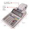 SHARP SH-EL1750V PRINTING CALCULATOR, BLACK/RED - BALCK/RED - Like New