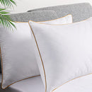 LUTE King Size Pillows Set of 2, Down Alternative Pillows (B08CXLTXFX) - White - Brand New