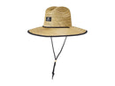 Roxy Tomboy Printed Straw Sun Hat Anthracite SM/MD - Like New