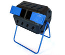 FCMP Outdoor IM4000-DD Dual Chamber Tumbling Composter Double Doors - Blue - Brand New