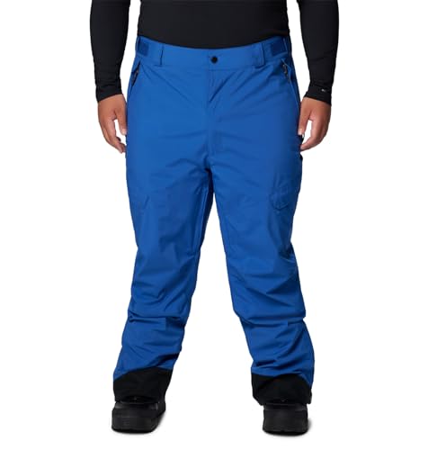 COLUMBIA MENS POWDER STASH II PANT - WO4255-433 - MOUNTAIN BLUE/BLACK - XL - Brand New