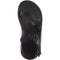 J106763 CHACO MEN'S ZCLOUD SANDALS - SIZE: MEN'S 9 SOLID BLACK - Like New