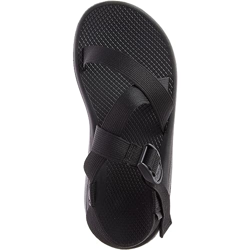 J106763 CHACO MEN'S ZCLOUD SANDALS - SIZE: MEN'S 9 SOLID BLACK - Like New