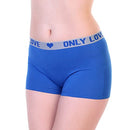 G6514ASST12UM Angelina Women Boy Shorts Panties Only Love 6 Pack Multi M - Brand New