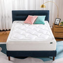ZINUS 12 INCH CLOUD MEMORY FOAM MATTRESS QUEEN AZ-CMM-12Q - WHITE - Like New