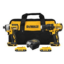 DEWALT DCK277D2 20V MAX Cordless Drill Impact Driver Kit - BLACK/YELLOW - Brand New