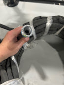 AQUA JOE 1/2 IN. DIA. X 100 FT. XTREME FIBER JACKET GARDEN HOSE - DARK GRAY - Like New