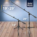 HOLA! MUSIC MIC STAND W/ADJUSTABLE HEIGHT – LOW PROFILE (KICK DRUM) - Like New
