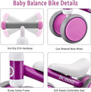 Bobike Baby Balance Bike Toys for 1 Year Old 4 Wheels Bicycle HB01 - Purple Like New