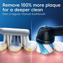 ORAL-B IO SERIES 2 ELECTRIC TOOTHBRUSH PURE WHITE NIGHT BLACK 2PK - BLACK/ WHITE - Like New