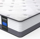 COOLVIE MATTRESS 10 Inch Hybrid Mattress in A Box Built Coils Gel Mattress - Brand New