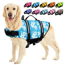 SUNFURA Ripstop Dog Life Jacket Dog Flotation Life Vests Beach Boating XL - Brand New