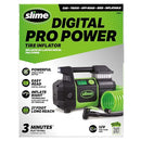 SLIME 40063 TIRE INFLATOR, PORTABLE CAR, SUV, 4X4 AIR COMPRESSOR, 99 PSI - GREEN - Like New
