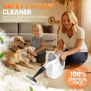 DREAMNATURE MULTI-SURFACE HANDHELD PRESSURIZED STEAM CLEANER - 15.2OZ - GRAY - Like New