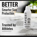 AVERT Original SPF 50 Sunscreen Spray UVB & UVA Protection No White Cast - Brand New