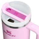 STANLEY QUENCHER H2.0 TUMBLER WITH HANDLE AND STRAW 30 OZ - CHERRY BLOSSOM - Like New