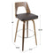 LumiSource Trilogy 30" Bar Stool, Bar Chairs, Swivel Bar Stools, Bar Stools - Like New