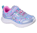 302220L SKECHERS GIRLS' JUMPSTERS 2.0 - BESTIES 4EVER LAVENDER SIZE 3.5 - Like New