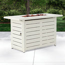 ROYAL GARDEN PROPANE FIRE PIT, 42" RECTANGULAR, TM22RTFTCRM - CREAM - Like New