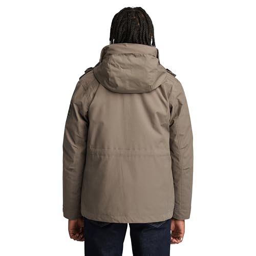 TB0A6UZJBK0 TIMBERLAND MENS ABINGTON WATERPROOF 3-IN-1 JACKET LARGE - CHIP - Brand New