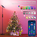 KEEPSMILE DOUBLE SIDE LIGHTING LED FLOOR LAMP REMOTE SMART APP 36-2600LM BLACK - Like New