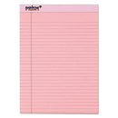 TOPS PRISM WRITING PADS, LEGAL RULE, PINK, PERFORATED 50 SHEETS 12 PACK (63150) - Brand New