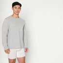 AEMN87615M25 AMAZON ESSENTIALS MEN'S SLIM FIT COTTON HEATHER/WHITE Size XL - Brand New