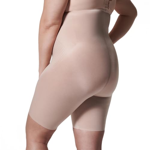 SPANXSHAPE INVISIBLE HIGH-WAISTED MID-THIGH SHORT WOMEN'S XL Champagne Beige - Brand New