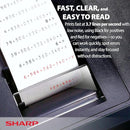 SHARP 12-DIGIT PRINT CALCULATOR DESKTOP SIZE BRIGHT DISPLAY EL-2196BL - BLACK - Like New