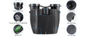 DECOFORU 12X25 BINOCULARS FOR ADULTS WITH LOW LIGHT VISION - BLACK - Like New