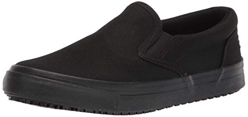 108012 SKECHERS WOMEN CANVAS SLIP-ON SIZE WOMEN 6 BLACK - Brand New