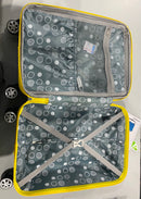 ROCKLAND LONDON HARDSIDE SPINNER WHEEL LUGGAGE, CARRY-ON 20" - NAVY/YELLOW - Brand New