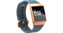 Fitbit Ionic Smartwatch One Size S & L Bands - Slate Blue/Burnt Orange - Like New