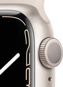 For Parts: APPLE WATCH SERIES 7 GPS 41MM STARLIGHT ALUMINUM CASE - PHYSICAL DAMAGE