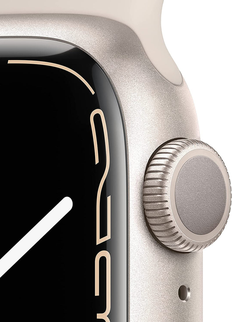 For Parts: APPLE WATCH SERIES 7 GPS 41MM STARLIGHT ALUMINUM CASE - PHYSICAL DAMAGE