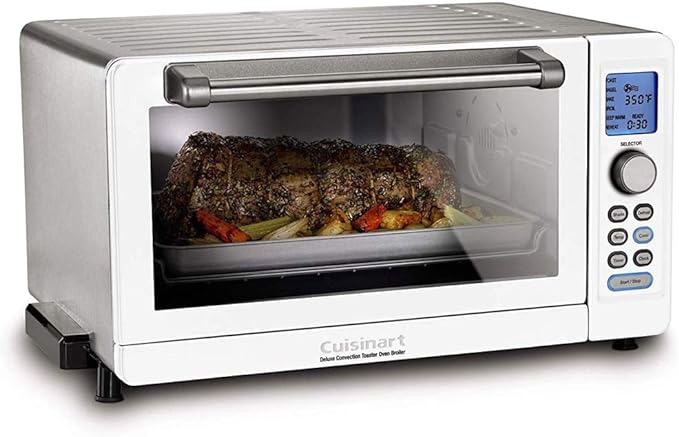 Cuisinart TOB-135WFR Digital Convection Toaster Oven - SILVER/WHITE Like New