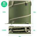 Vremi 30 Gallon Pop Up Garden Bag Reusable Portable Yard Waste - Green - Brand New