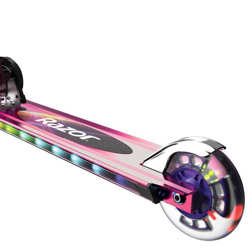 RAZOR A+ FOLDABLE LIGHTSHOW KICK SCOOTER - MAGENTA - Like New