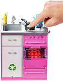 Barbie Dreamhouse Dollhouse X003FM0JCF - Pink - Brand New