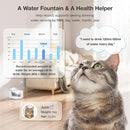 PETGUGU PF1 2L Cat Water Fountain Smart App Control 8 Layers Filtration - White Like New