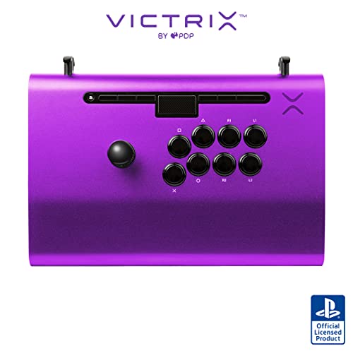 PDP Victrix Pro Fs Esports PlayStation Fight Stick For Ps4/Ps5/Pc - Purple - Like New