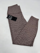 90 DEGREE BY REFLEX WOMEN'S ZEBRA FREE HIGH WAIST 7/8 SIZE M ZEBRA DARK MOCHA - Like New