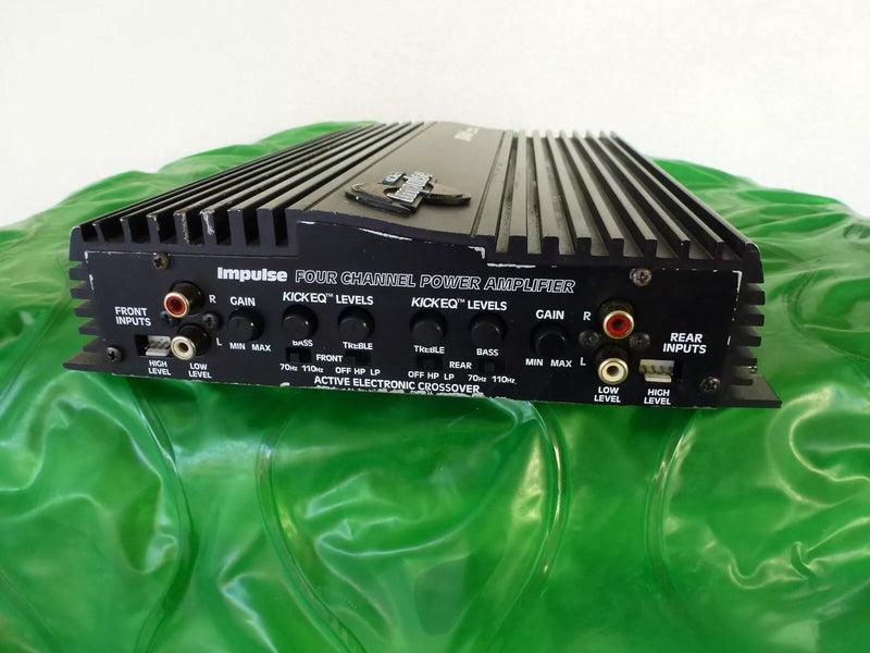 KICKER IMPULSE 354XI 4 CHANNEL POWER AMPLIFIER - BLACK - Like New