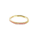 Swarovski Matrix bangle, Baguette cut, Pink, Gold-tone finish - Like New