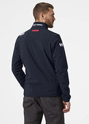HELLEHANSEN MEN CREW SOFTSHELL JACK 2.0 HERRE HELLY HANSEN SIZE LARGE 7 NAVY - Brand New