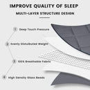 Syrinx Weighted Blanket 20lbs 60''x80'' Dark Grey for Queen Size Breathable - Brand New